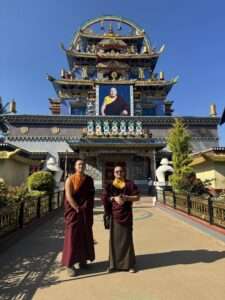 Ga Lhakhang Rinpoche visited the Ngagyur Palyul Namdroling Monastery
